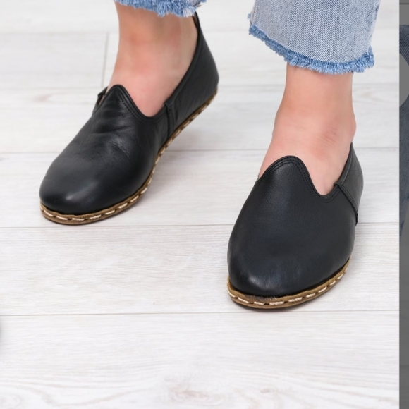 Barefoot Shoes, Women Shoes, Leather Shoes Unique - Picture 5 of 14